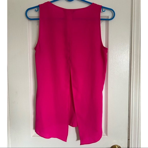 Split Back Pink Top - Picture 2 of 3